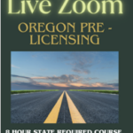 Live Zoom Oregon Pre-Licensing